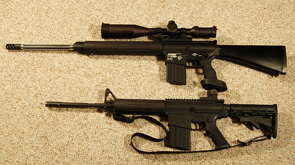 different guns