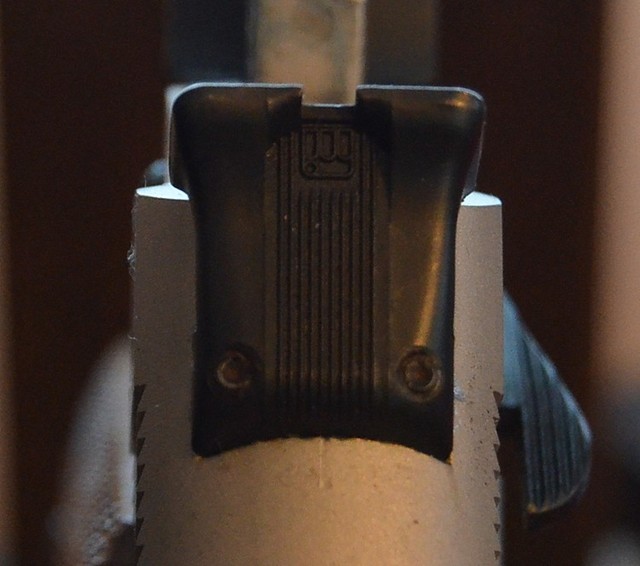 satin rear sight