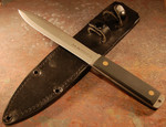 Ek Commando Knife #2 made by Mike Stewart;
Bark River, MI, USA tang stamp.  One of the last Ek knives made by Mike. 
sold