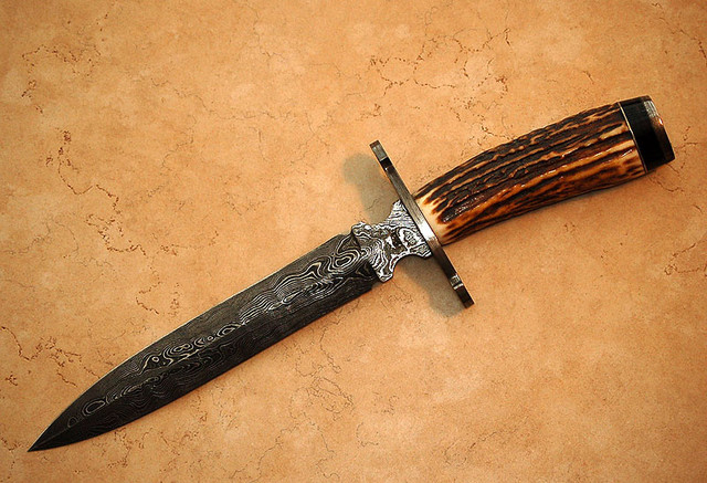 Craig Steketee Damascus Dagger $800