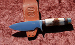 Very Nice stag and convex ground blade