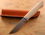 Bark River Knife and Tool Prototype; white micarta handle, new in box.

$100