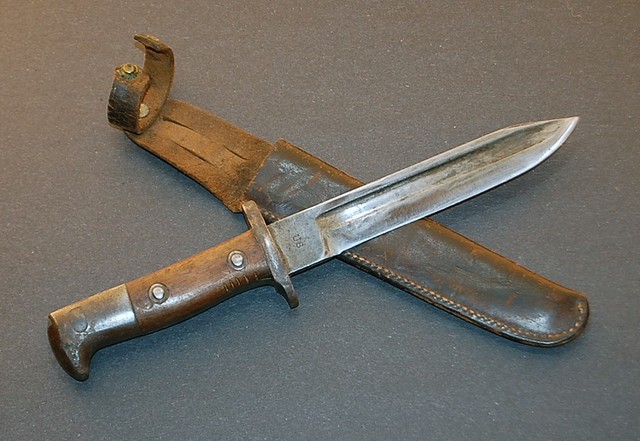 Kraig-Jorgensen Bayonet converted to fighting knife