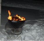 grilling snow