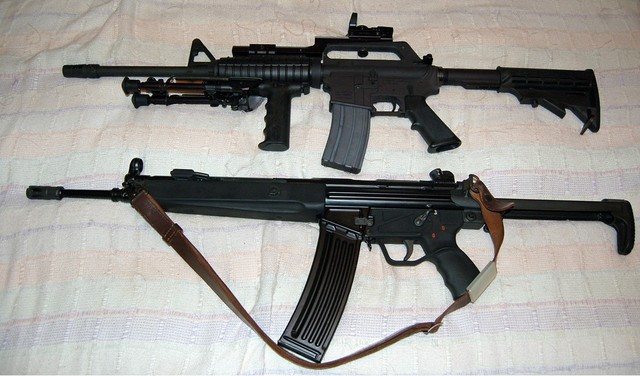 two 223 rifles