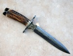 Craig Steketee Damascus and Stag Dagger
$800